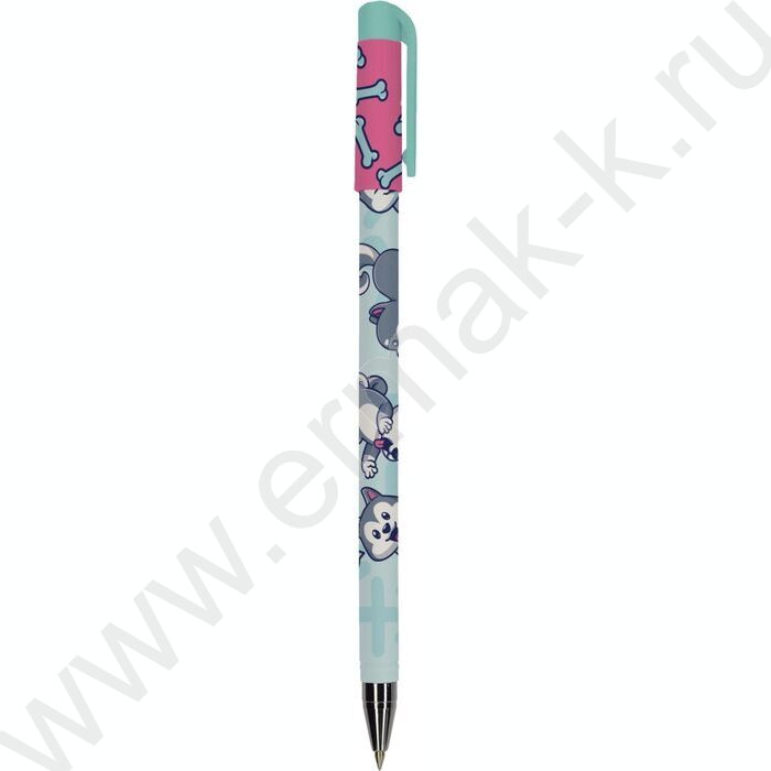 Ручка шар HappyWrite.KAWAII ANIMALS.Щеночек 0,5мм | Фото 1
