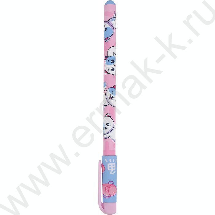 Ручка шар HappyWrite.KAWAII ANIMALS.Котенок 0,5мм | Фото 2