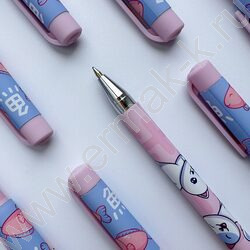 Ручка шар HappyWrite.KAWAII ANIMALS.Котенок 0,5мм | Фото 7
