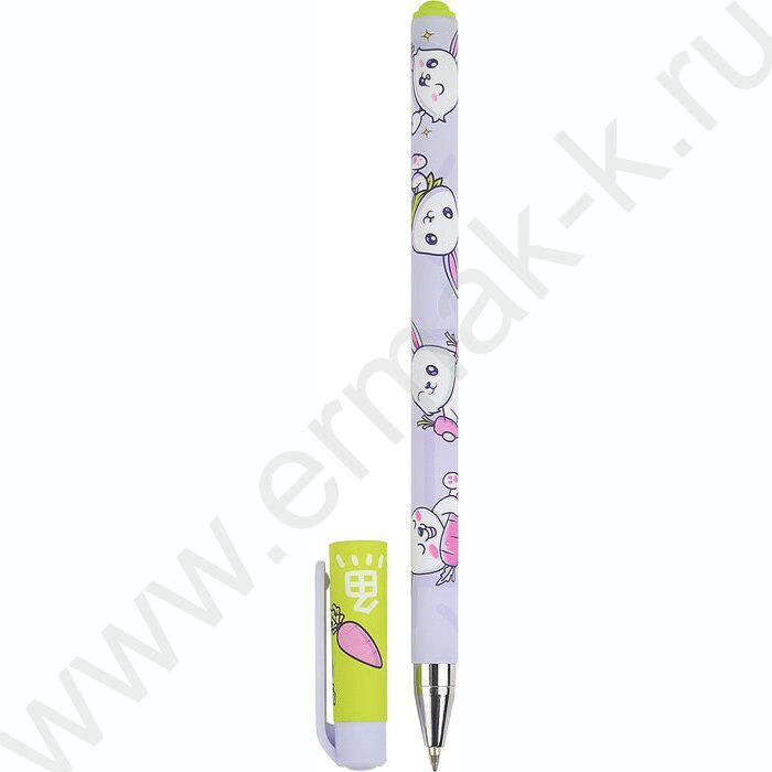 Ручка шар HappyWrite.KAWAII ANIMALS.Зайчик 0,5мм | Фото 1