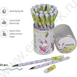 Ручка шар HappyWrite.KAWAII ANIMALS.Зайчик 0,5мм | Фото 5