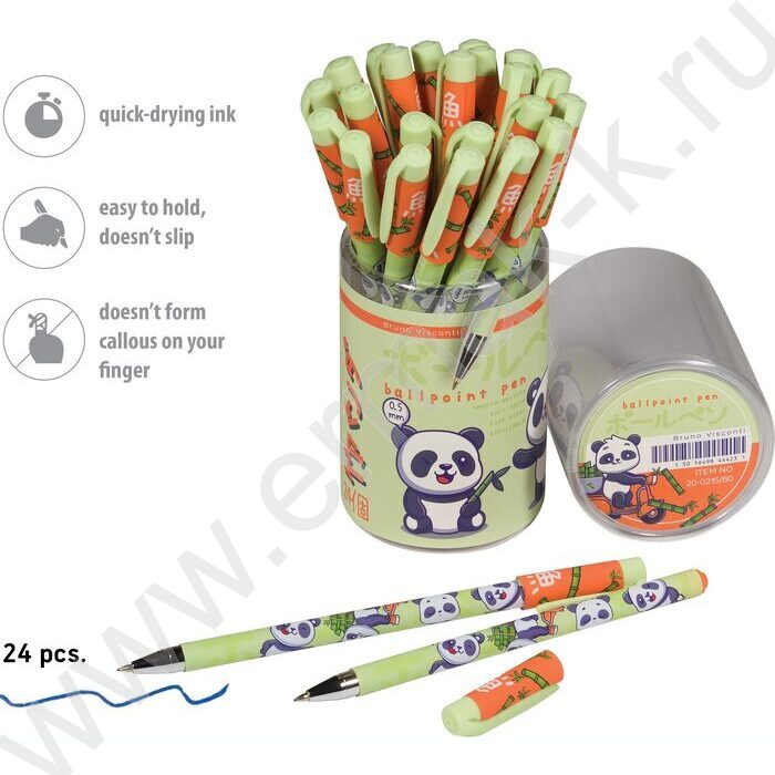 Ручка шар HappyWrite.KAWAII ANIMALS.Мишка 0,5мм | Фото 4