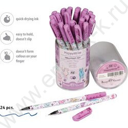 Ручка шар HappyWrite.Кошки 0,5мм | Фото 4