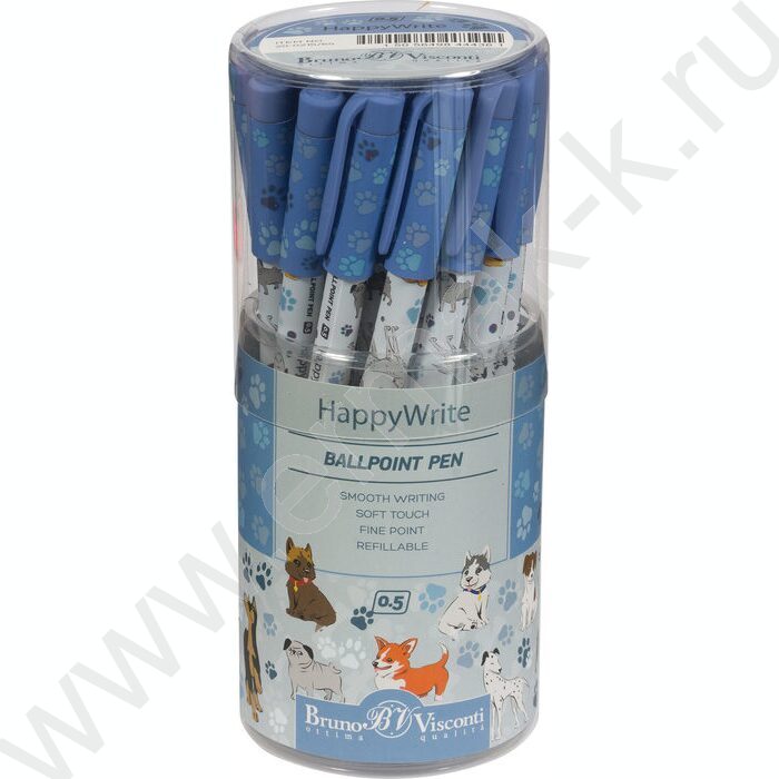 Ручка шар HappyWrite.Собаки 0,5мм | Фото 5