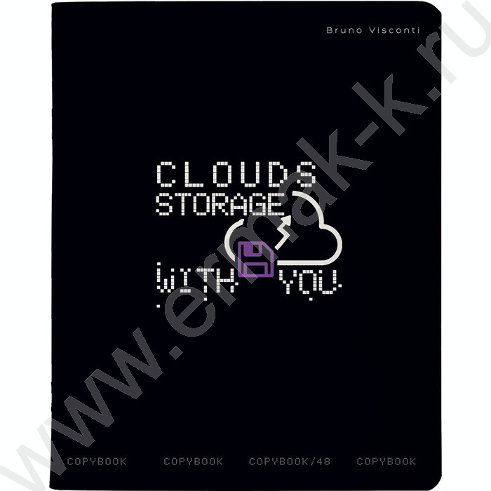 Тетрадь  48л клетка "Life interface" 5видов | Фото 3