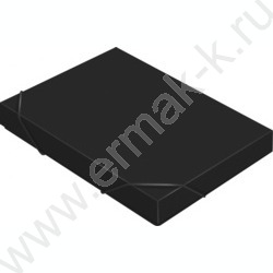 Папка-короб на резинках 40мм 0,7мм /черный | Фото 2