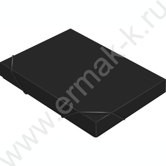 Папка-короб на резинках 40мм 0,7мм /черный | Фото 2