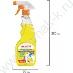 Средство для стекол  500мл "PROFESSIONAL" с лимоном /с курком | Фото 4