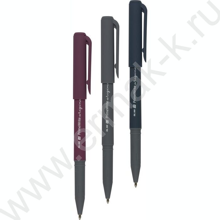 Ручка шар на масл.основе 1,0мм синяя PrimeWrite. Basic. Original | Фото 1