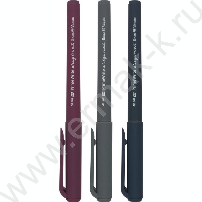 Ручка шар на масл.основе 1,0мм синяя PrimeWrite. Basic. Original | Фото 2