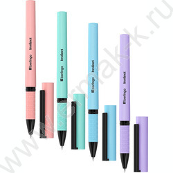 Ручка гелевая черная 0,5мм  "Instinct" /прорезиненный корпус /ассорти | Фото 1