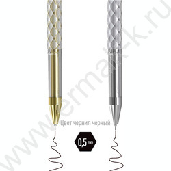 Ручка гелевая черная 0,5мм  "Moonlight" /ассорти | Фото 2
