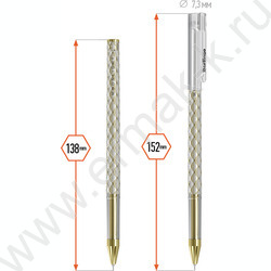 Ручка гелевая черная 0,5мм  "Moonlight" /ассорти | Фото 4