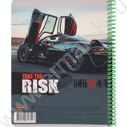 Тетрадь  96л клетка/спираль "Дерзские гиперкары" /софт-тач/ ассорти | Фото 5