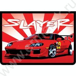 Папка д/тетрадей А4 пластик молния сверху Японское авто | Фото 1