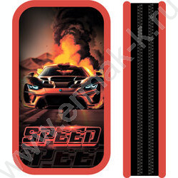 Пенал б/наполн. 2молнии 190*105мм Race in desert /большой, тканевый торец | Фото 1