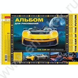 Альбом д/рисования-спираль 32л "В мире авто" /перфорация/металлизиров. картон, выб лак/ 5видов | Фото 4