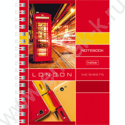 Зап. книжка 140л А6 спираль "Деловой город" | Фото 3