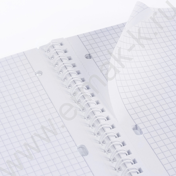 Тетрадь  80л А4 клетка/спираль/пластик.обл./многоуров.перфорация/ "LINE NEON Розовая" | Фото 3