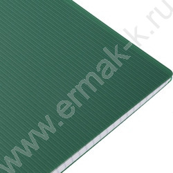 Тетрадь  80л А4 клетка/спираль/пластик.обл./многоуров.перфорация/ "VELVET  Зеленая" | Фото 2