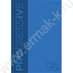 Тетрадь  96л А4 линейка/пл.обл. "PROGRESSIVE Синяя" | Фото 1