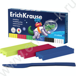 Пластилин   6цв 108г Классический Kids /+стек | Фото 1