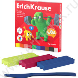 Пластилин  10цв 180г Классический /+стек | Фото 1