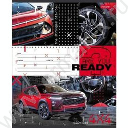 Тетрадь  12л клетка "Внедорожники" 5видов | Фото 2