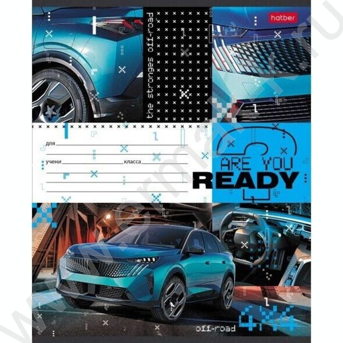 Тетрадь  12л клетка "Внедорожники" 5видов | Фото 5