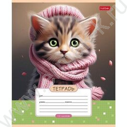 Тетрадь  12л клетка "Мы-котики!" 5видов | Фото 4