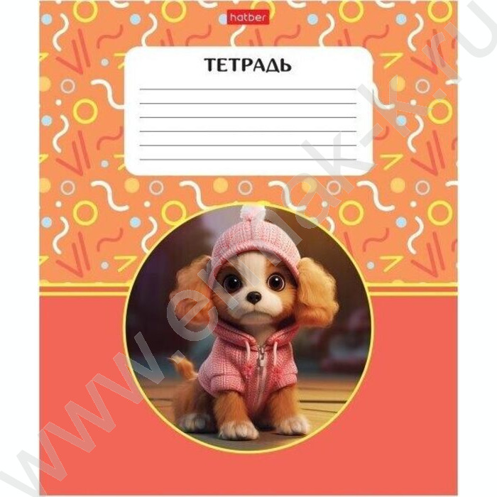 Тетрадь  18л клетка "Маленькие пушистики" 5видов | Фото 4