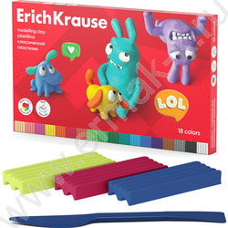 Пластилин  18цв 324г Классический /+стек | Фото 1