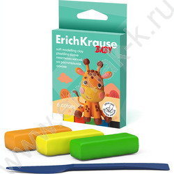 Пластилин   6цв  90г Мягкий на растительной основе с Алоэ Вера | Фото 1