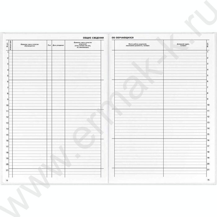 Классный журнал  10-11 класс А4 | Фото 3