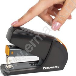 Степлер №24/6-26/6  25л пластик, черно-оранжевый "Easy Press" /энергосберегающий | Фото 5