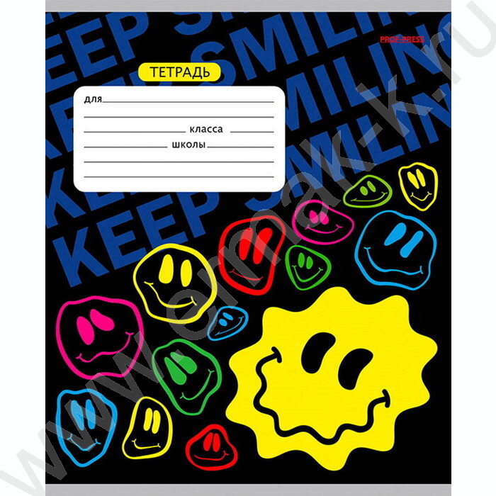 Тетрадь  12л линейка "Crazy smile" 5видов | Фото 2