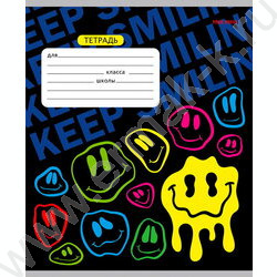 Тетрадь  12л линейка "Crazy smile" 5видов | Фото 6