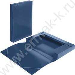 Папка-бокс архивная на резинке /синяя А4 | Фото 1