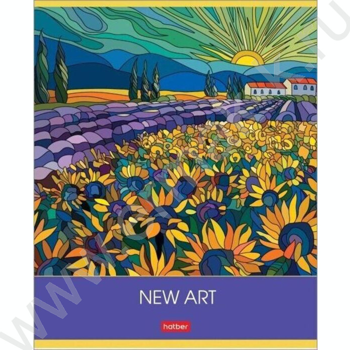 Тетрадь  80л клетка "New art" /глянц ламин./тиснение/ 5видов | Фото 3