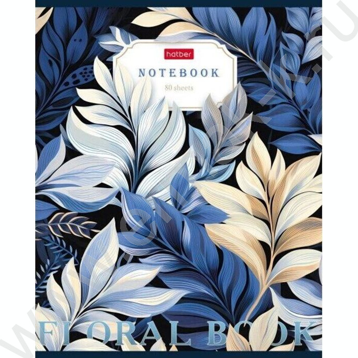 Тетрадь  80л клетка "Floral dreams" ассорти | Фото 2