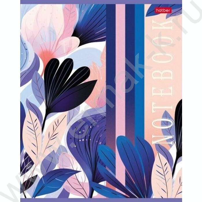 Тетрадь  80л клетка "Floral dreams" ассорти | Фото 5