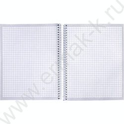 Тетрадь 120л клетка/спираль/тв.обл. "Morris" | Фото 2