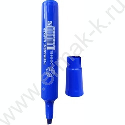Маркер перм. /синий/ скошенный | Фото 1