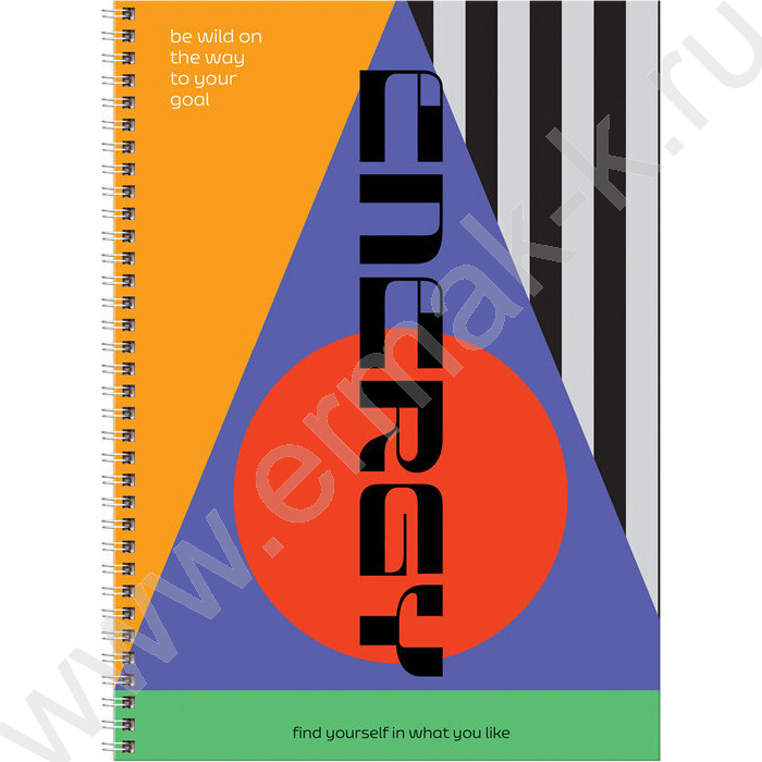 Тетрадь 160л А4 клетка/спираль/тв.обл./глянц. лам. "Energy" | Фото 1