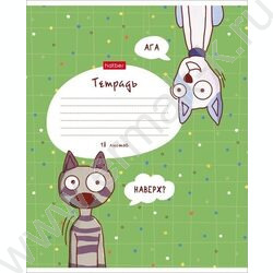 Тетрадь  18л клетка "Забавные животные" 5видов | Фото 5