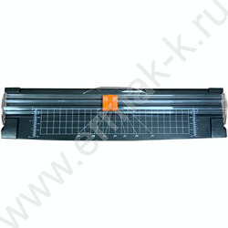 Резак д/бумаги A4 роликовый, длина реза - 300 мм, 10л. пластик.черный /9*36 см | Фото 1