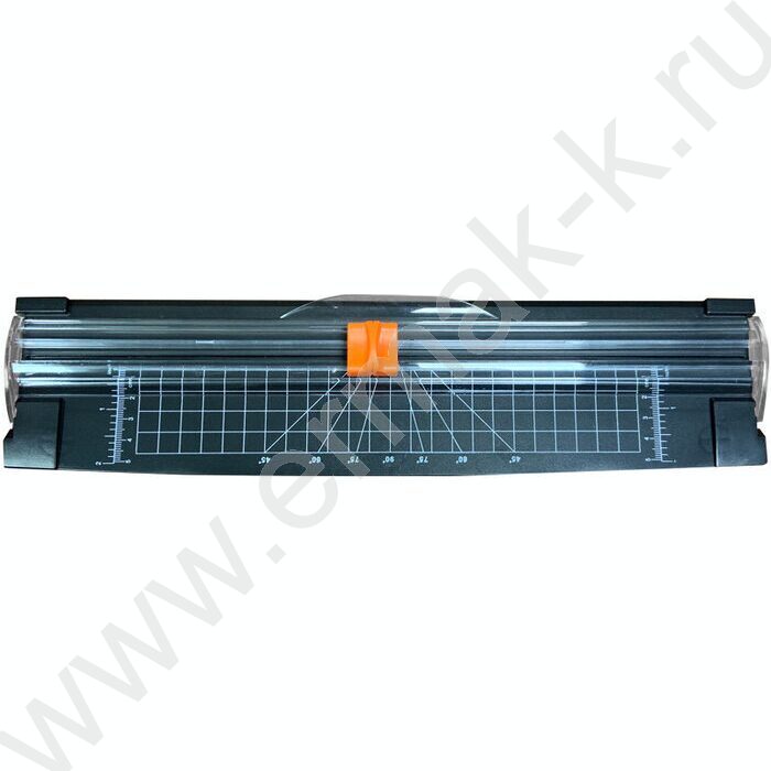 Резак д/бумаги A4 роликовый, длина реза - 300 мм, 10л. пластик.черный /9*36 см | Фото 1