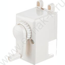 Точилка механическая 91*47*90мм, 8мм, фиксация карандаша, белая | Фото 3