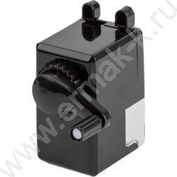 Точилка механическая 91*47*90мм, 8мм, фиксация карандаша, чёрная | Фото 2