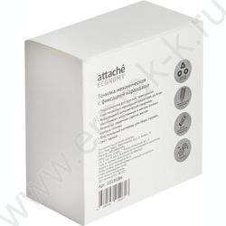 Точилка механическая 91*47*90мм, 8мм, фиксация карандаша, чёрная | Фото 5